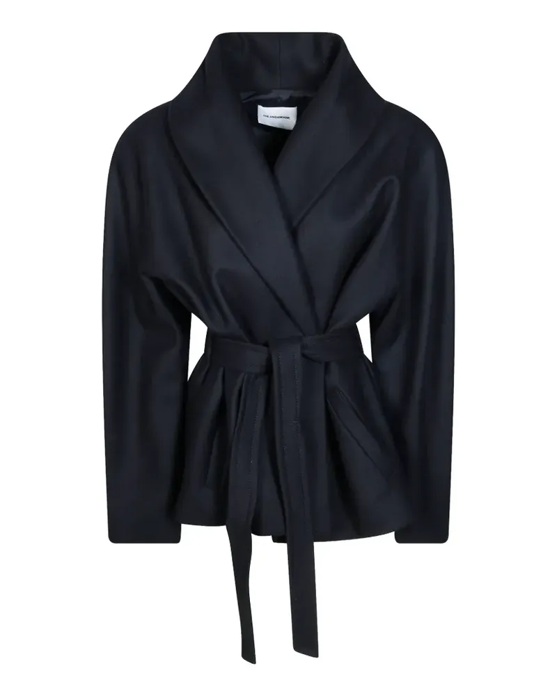 ANDAMANE Niki Jacke mit Gürtel - Schwarz Schwarz