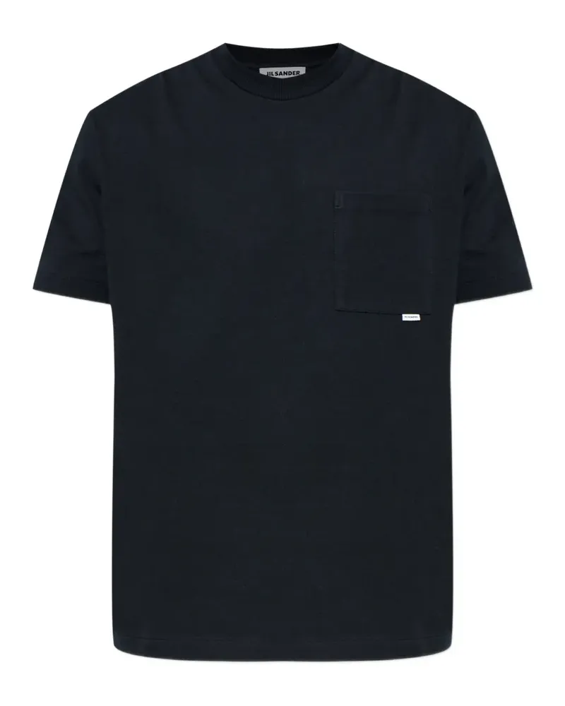 Jil Sander chest-pocket T-shirt - Schwarz Schwarz