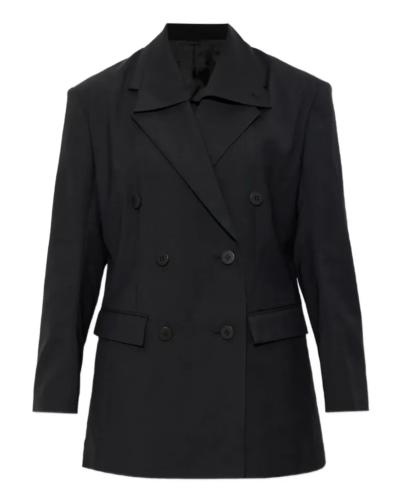 Issey Miyake double-breasted blazer - Schwarz Schwarz
