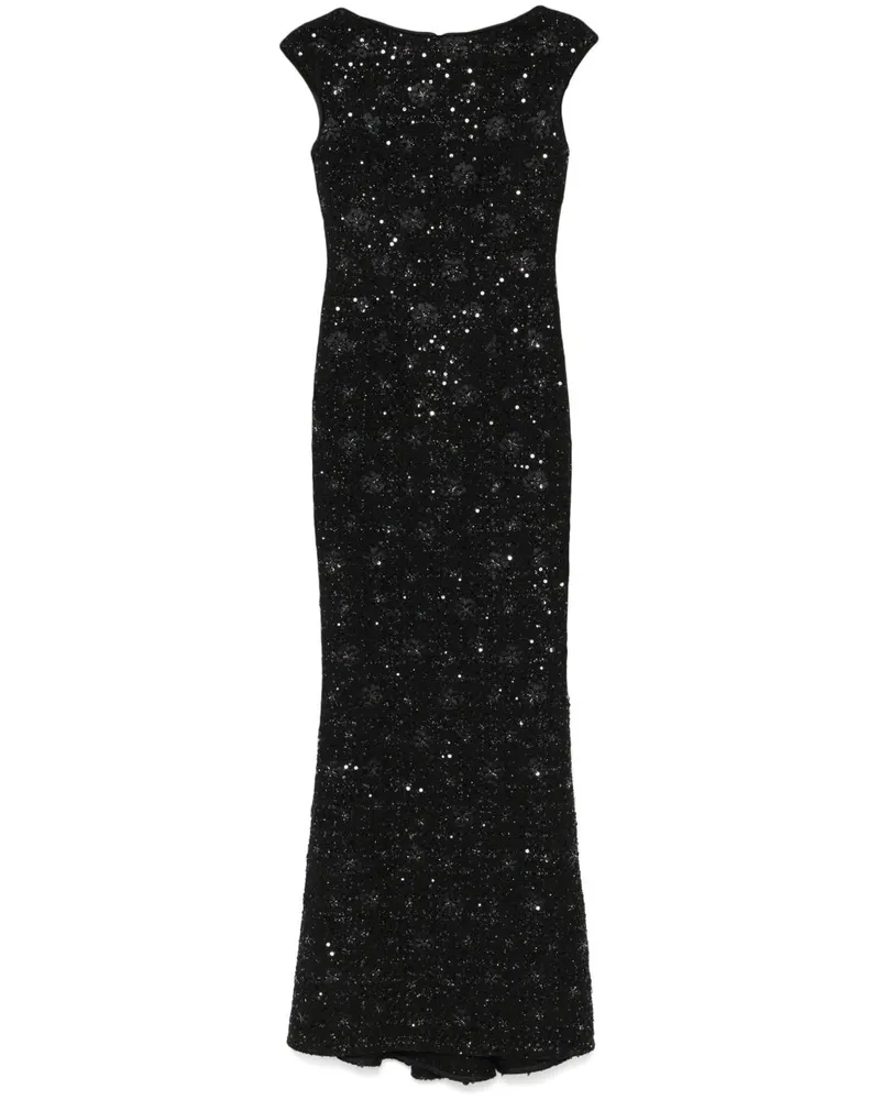 Talbot Runhof Morry1 Maxikleid - Schwarz Schwarz