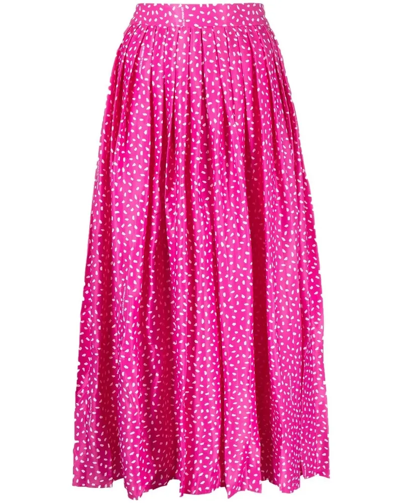 OFF-WHITE Plissierte Cropped-Hose - Rosa Rosa