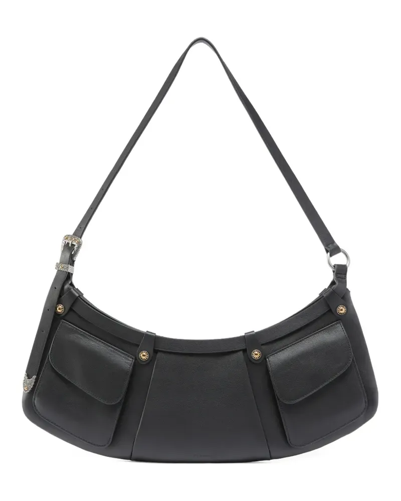 Pinko Schultertasche mit Nieten - Schwarz Schwarz