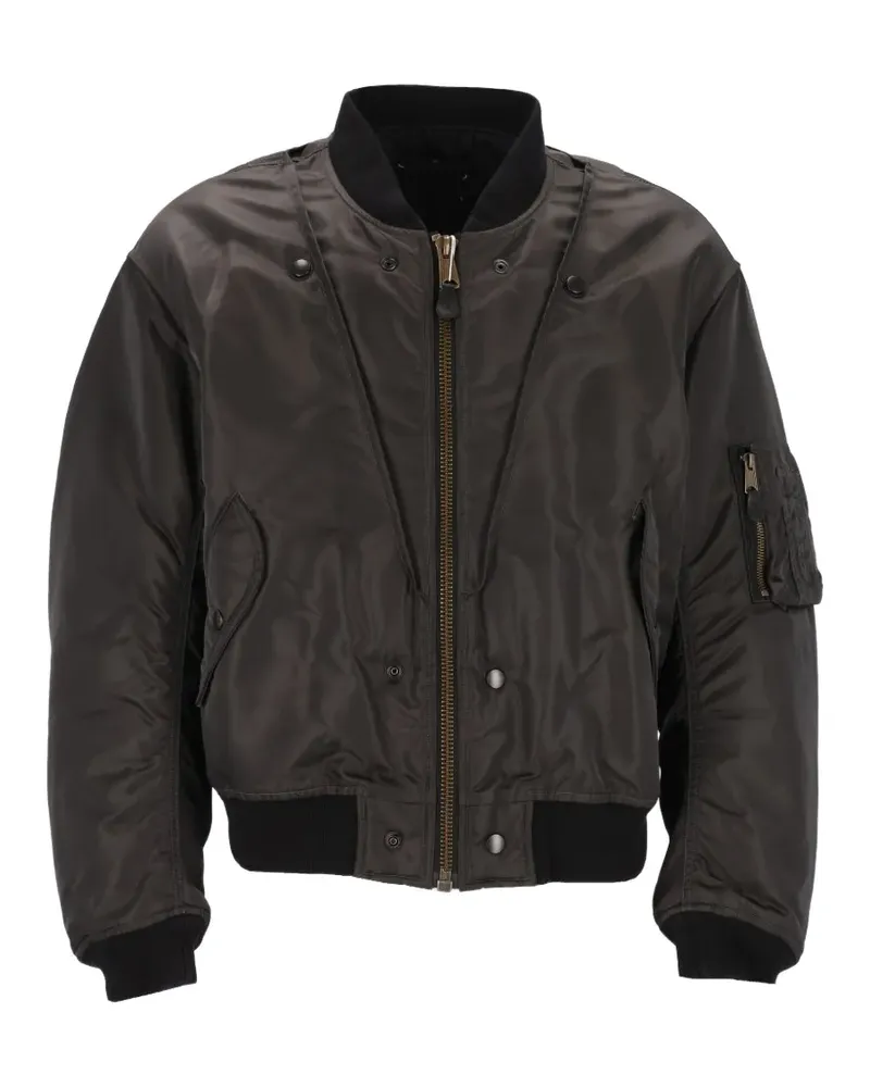 Maison Margiela Wendbare Bomberjacke - Grau Grau
