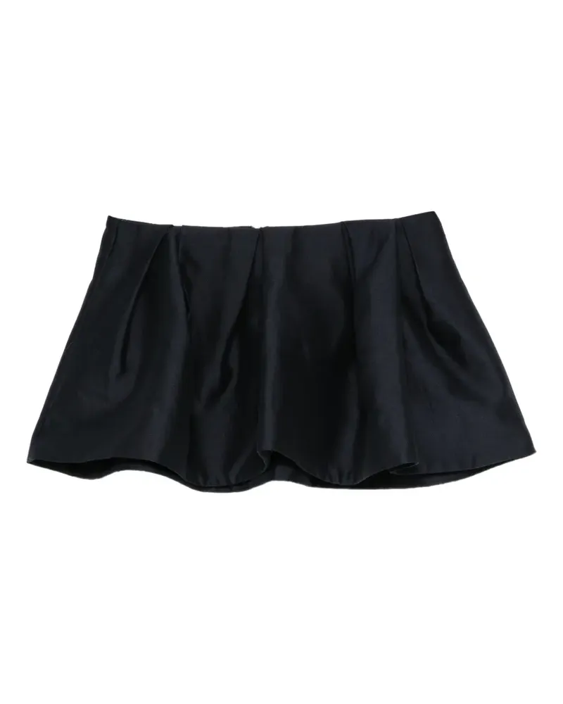 SHUSHU/TONG Minirock mit Falten - Blau Blau