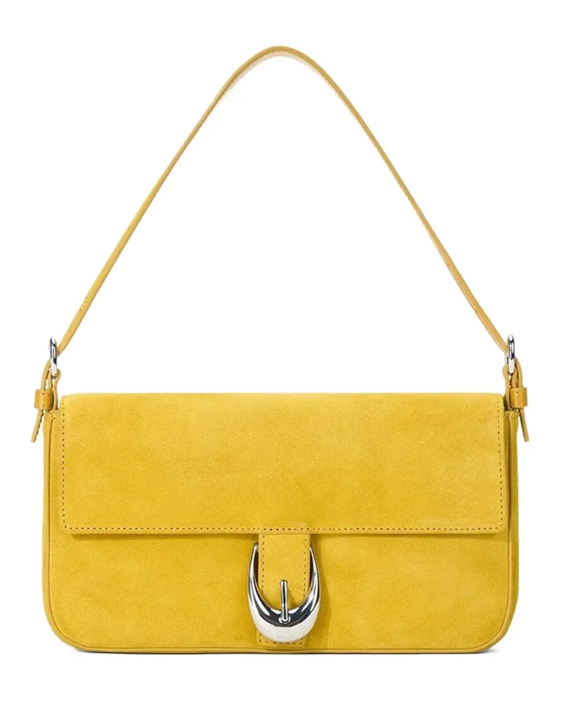 STAUD Harlow leather shoulder bag - Gelb Gelb