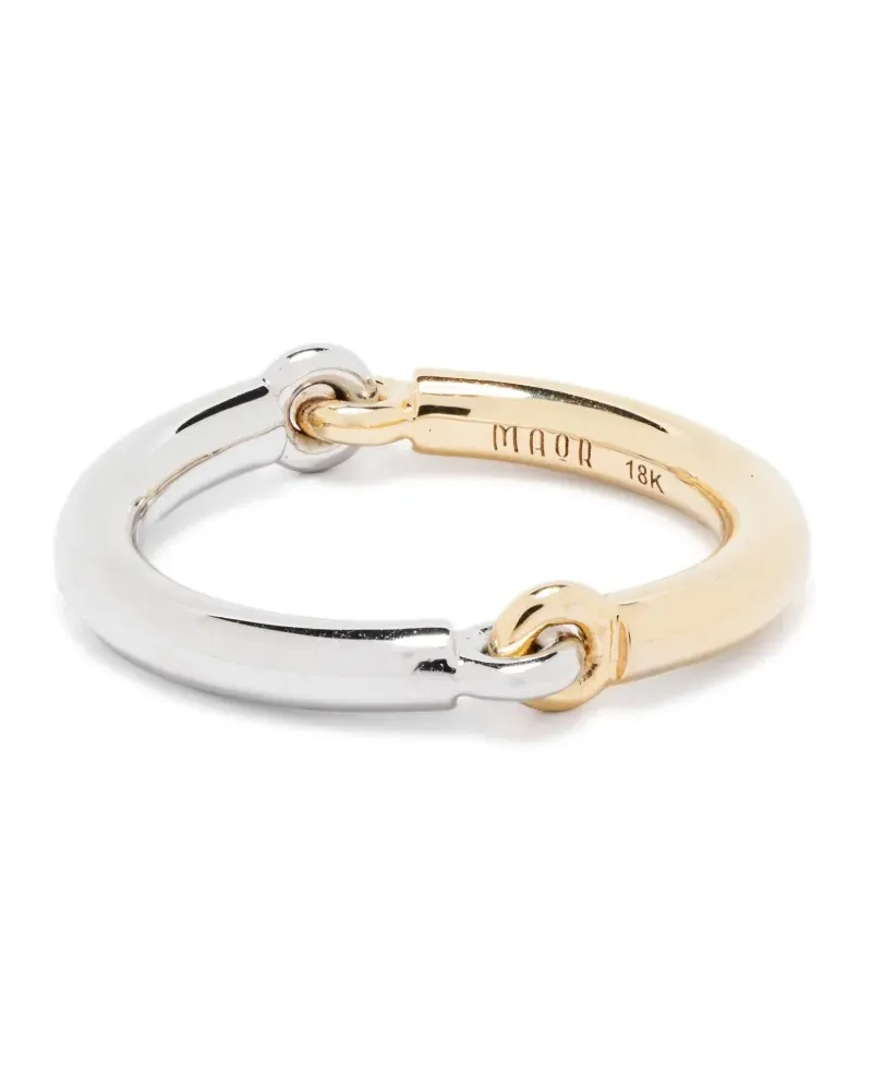 MAOR 18kt Aquila Gelb- und Weißgoldring Gold