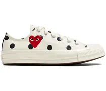 Chuck Taylor 70 Sneakers mit Polka Dots - Weiß