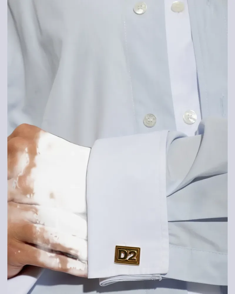 Dsquared2 logo-plaque cufflinks - Gold Gold