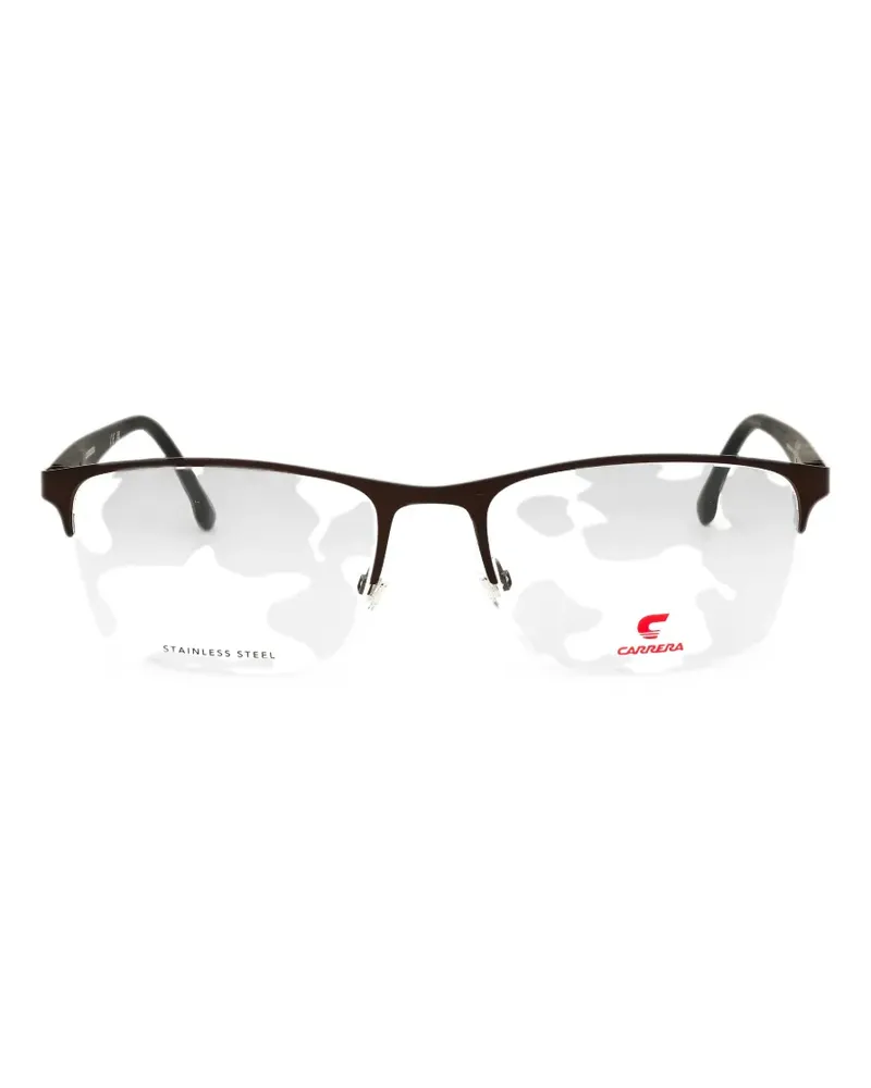 Carrera Brille mit eckigem Gestell - Braun Braun