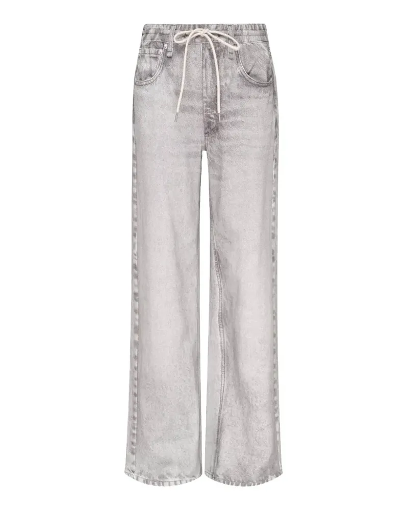 Rag & Bone Rb Miramar Drawstring acid-wash jeans - Grau Grau