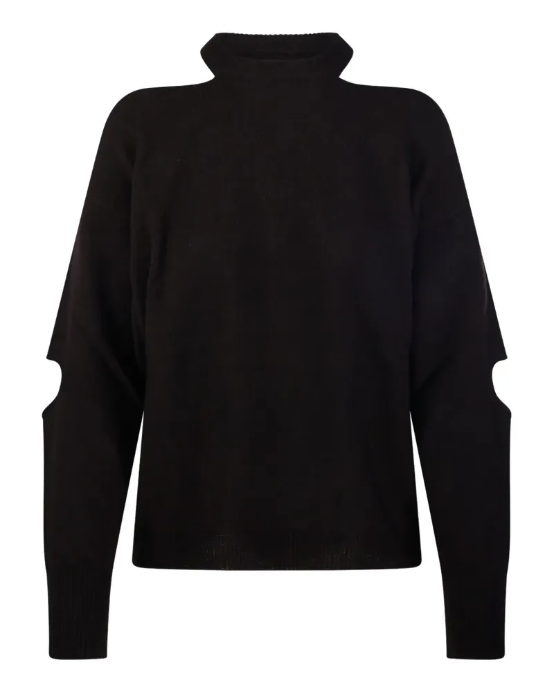 Federica Tosi Pullover mit Cut-Outs - Schwarz Schwarz