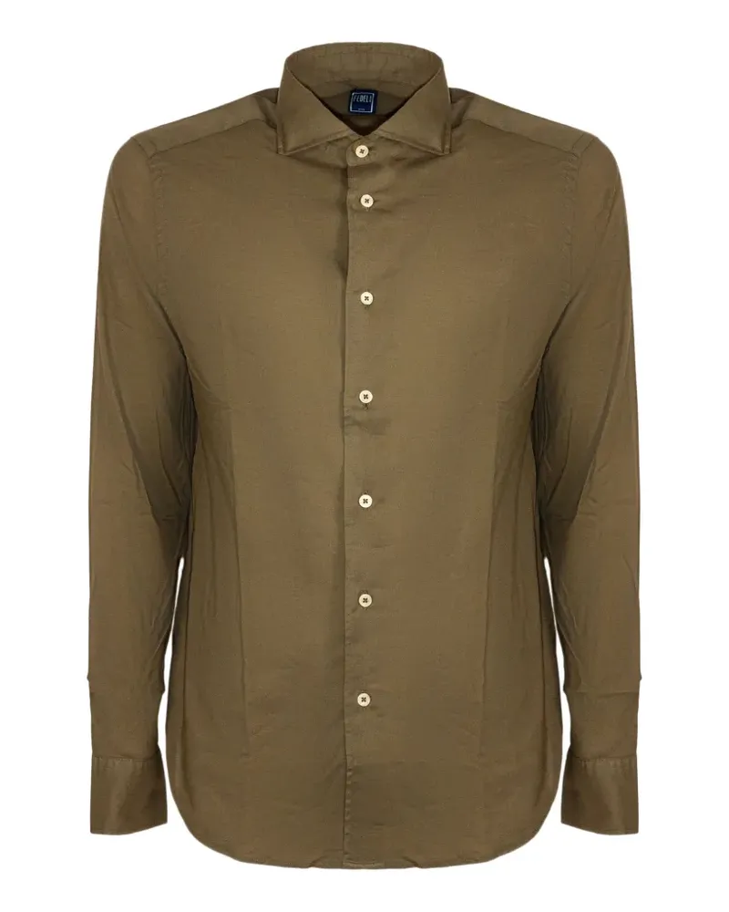 Fedeli buttoned long-sleeve shirt - Grün Grün