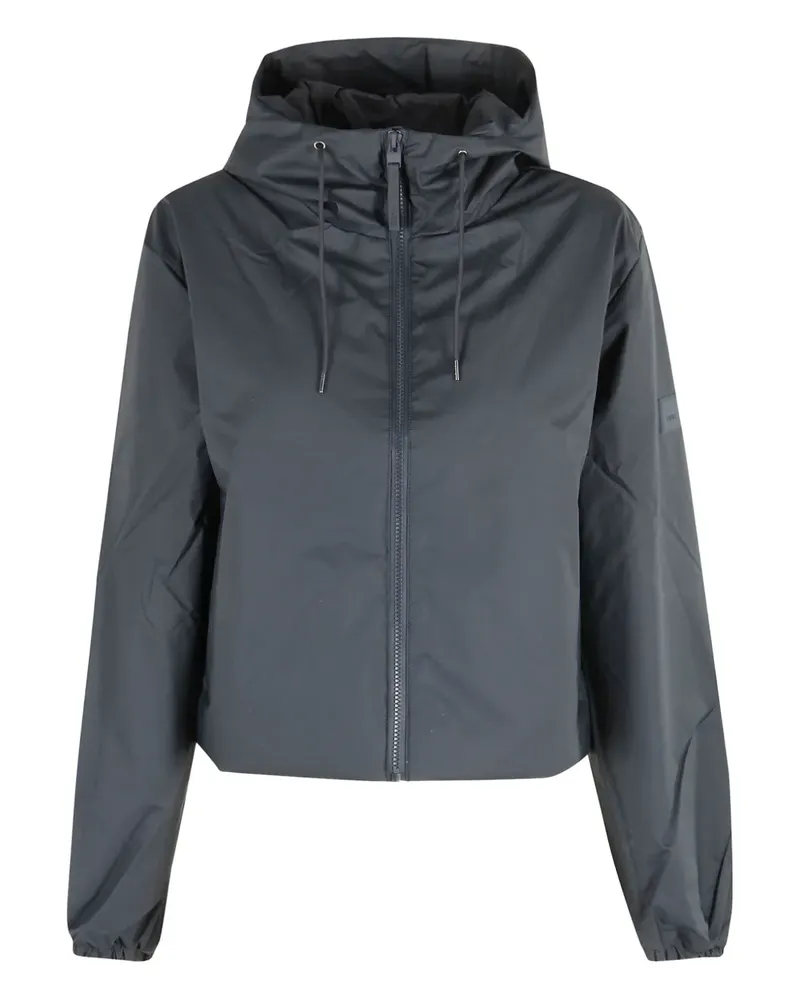 RAINS Lohja Short Insulated Kapuzenjacke - Grau Grau