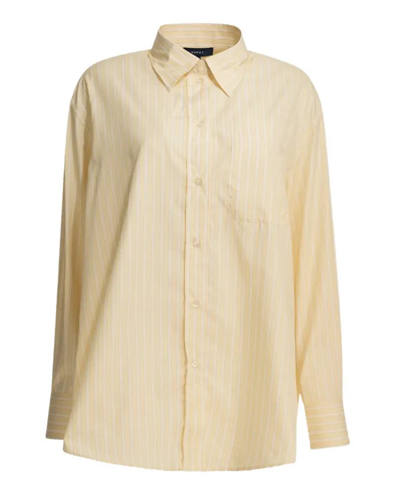 Soeur striped cotton shirt - Gelb Gelb