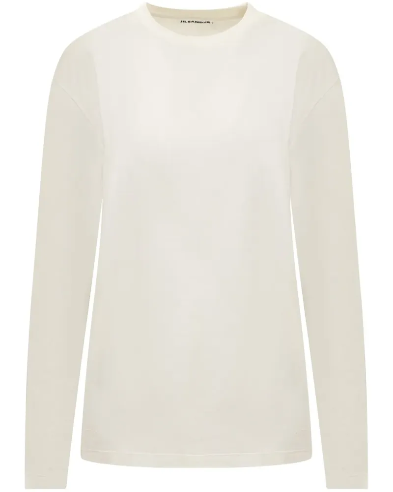 Jil Sander Klassisches Langarmshirt - Nude Nude