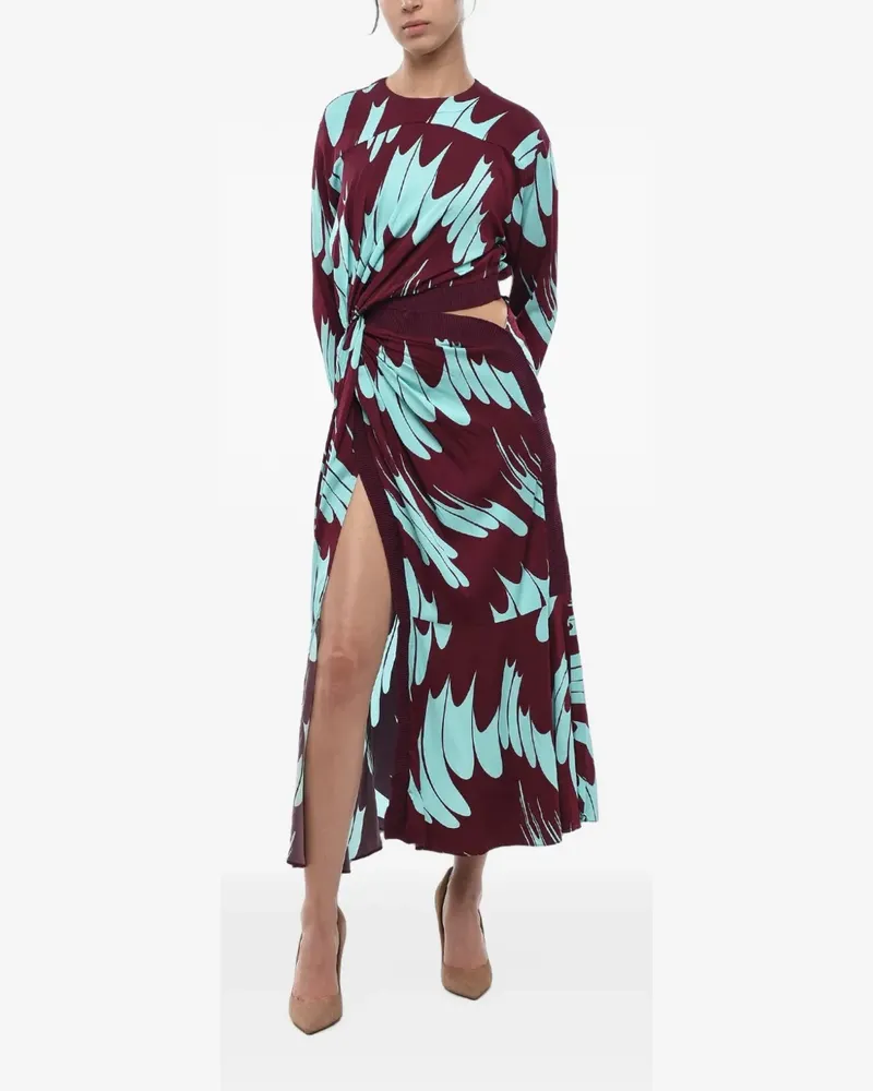 Stella McCartney Kleid mit Print - Violett Violett