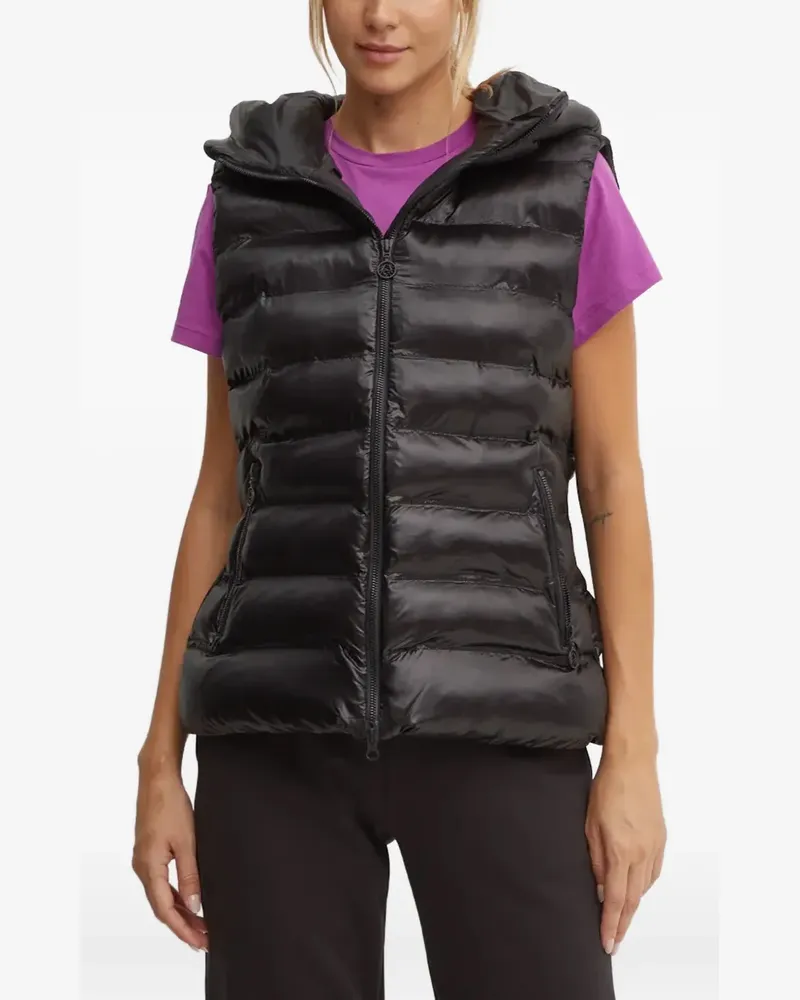 Sportalm quilted hooded gilet - Schwarz Schwarz