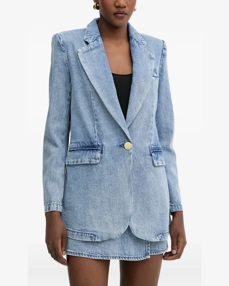 Armani Exchange single-breasted denim blazer - Blau Blau