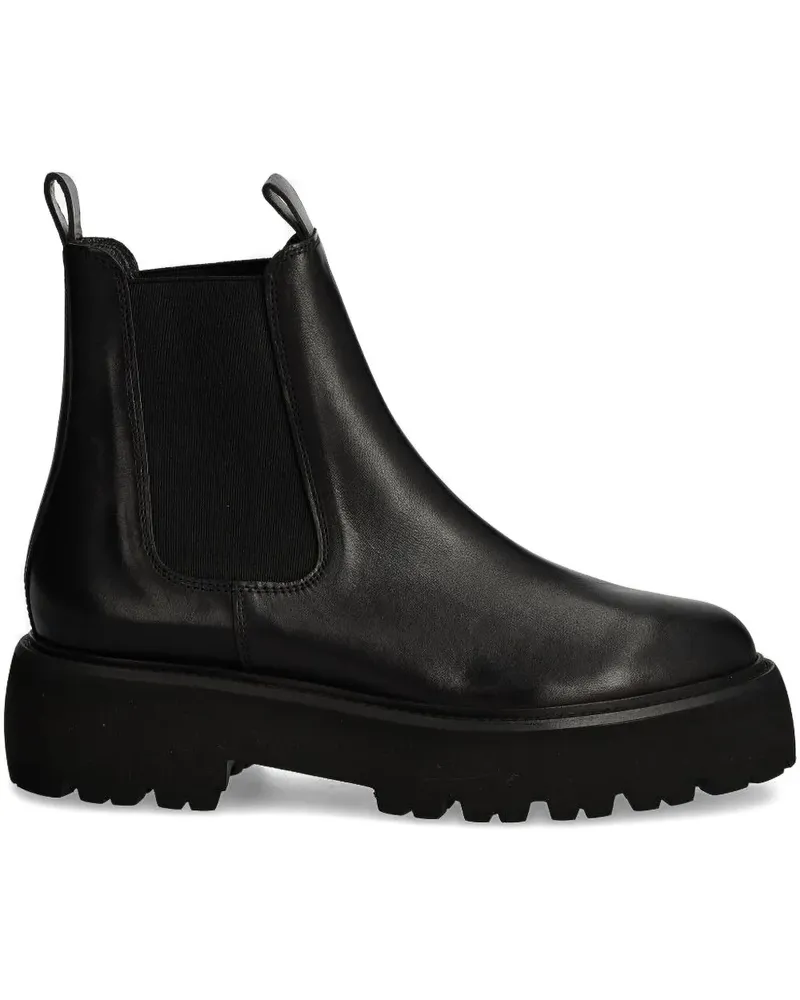 Kennel & Schmenger Chelsea-Boots mit Plateau - Schwarz Schwarz