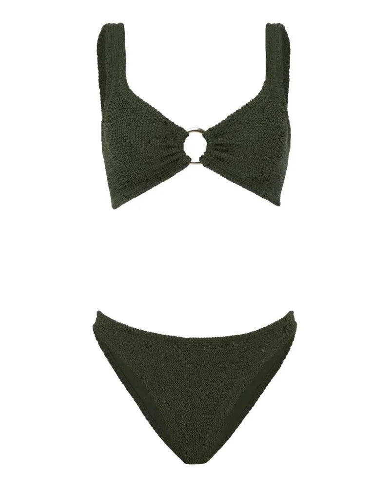 Hunza G Julia Bikini mit Ringdetail - Grün Grün