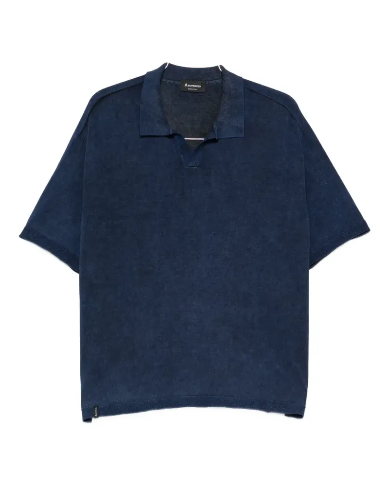 Arovescio Derby knitted T-shirt - Blau Blau