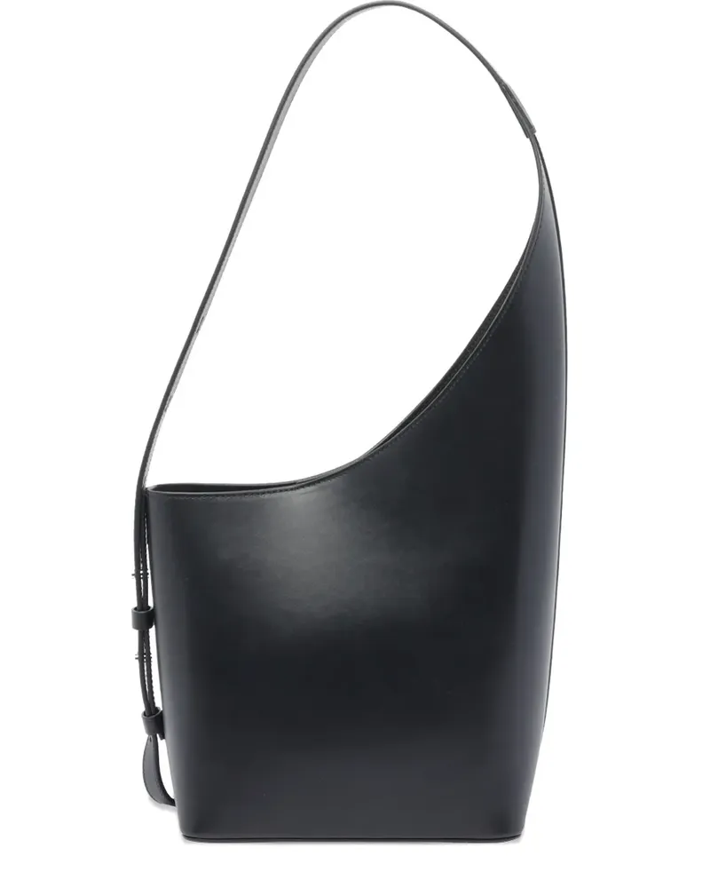 Aesther Ekme Schultertasche aus Leder - Schwarz Schwarz