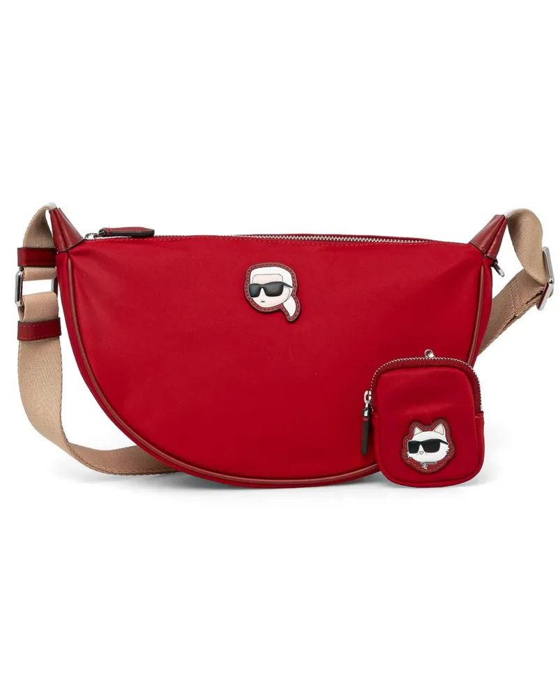 Karl Lagerfeld Kleine Ikon Tasche - Rot Rot