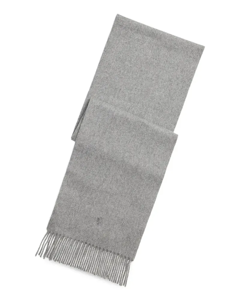 Ralph Lauren Schal mit Logo-Stickerei - Grau Grau