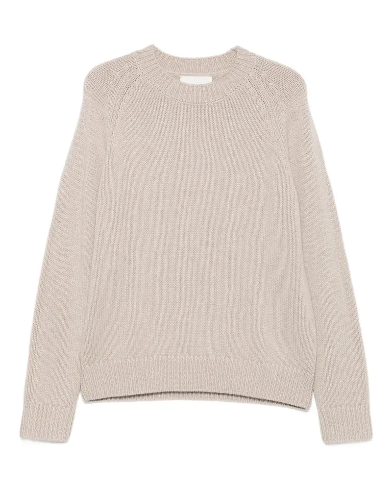Lisa Yang Kaschmirpullover mit Raglanärmeln - Nude Nude