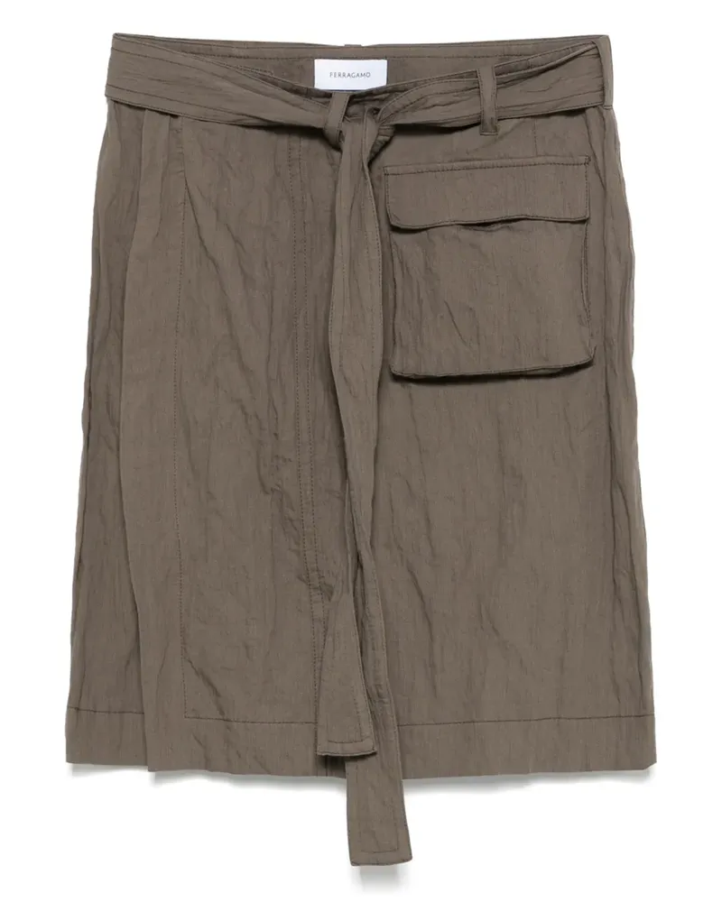 Ferragamo Rock mit geradem Schnitt - Grau Grau