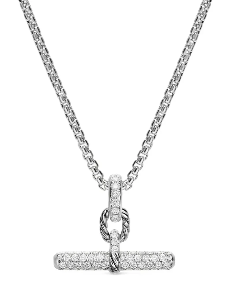 David Yurman DY Madison® Halskette mit Diamanten - Silber Silber