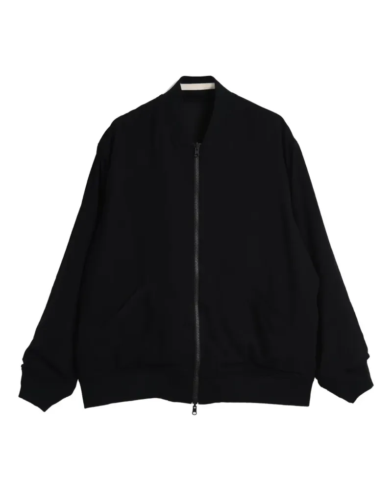 TAION Wendbare Non Down Basic Stadium Jacke - Schwarz Schwarz