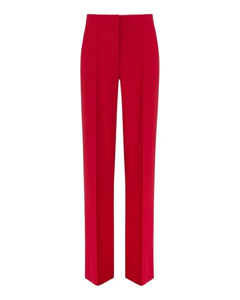 Elisabetta Franchi lightweight crêpe fabric trousers - Rot Rot