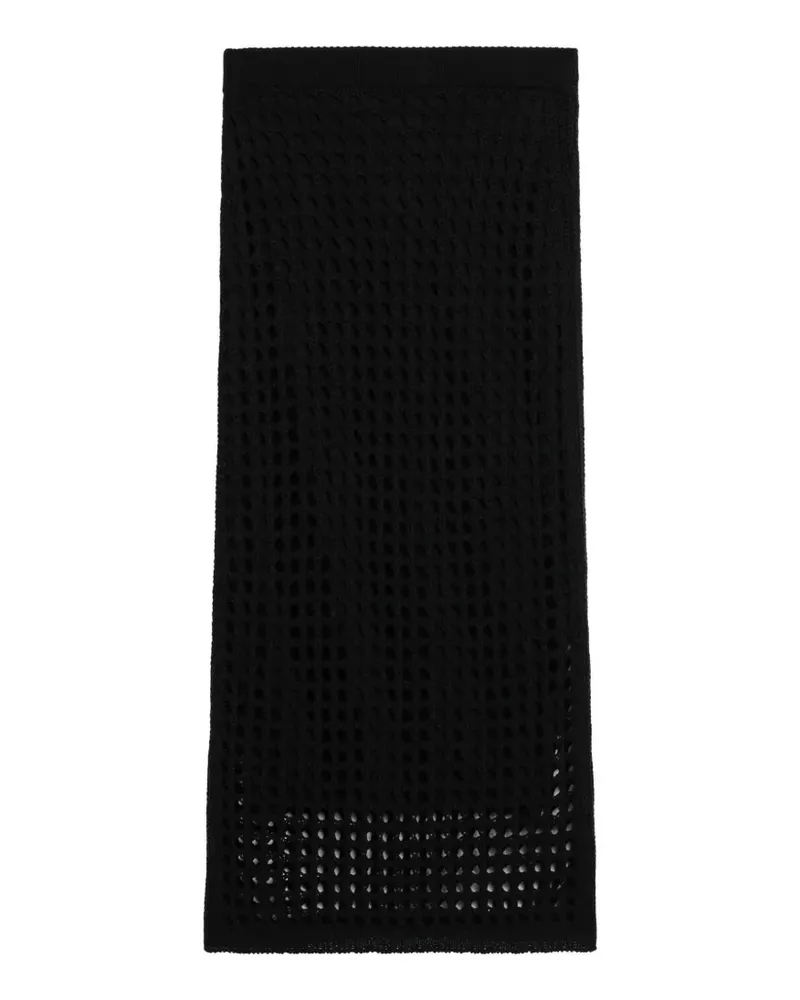 Max Mara mesh cotton maxi skirt - Schwarz Schwarz