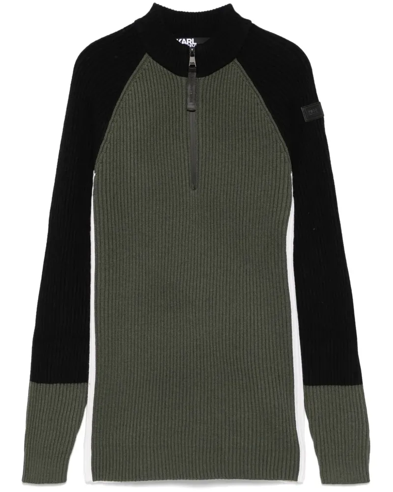 Karl Lagerfeld Klassischer Pullover - Grün Grün
