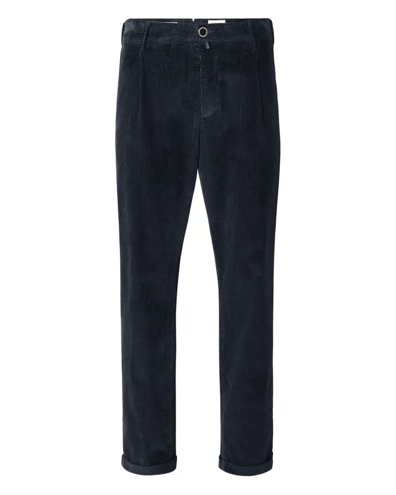Jacob Cohën Hose mit Logo-Patch - Blau Blau
