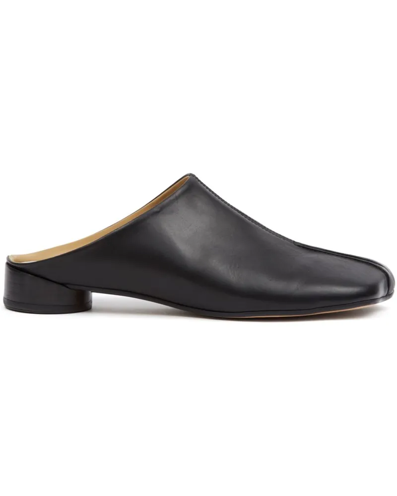 Maison Margiela Slipper mit asymmetrischer Kappe - Schwarz Schwarz