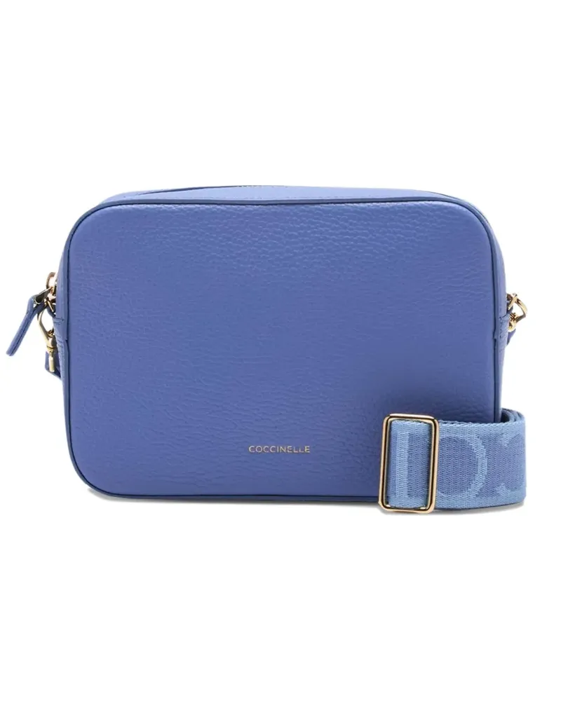Coccinelle Tebe logo-strap cross body bag - Blau Blau