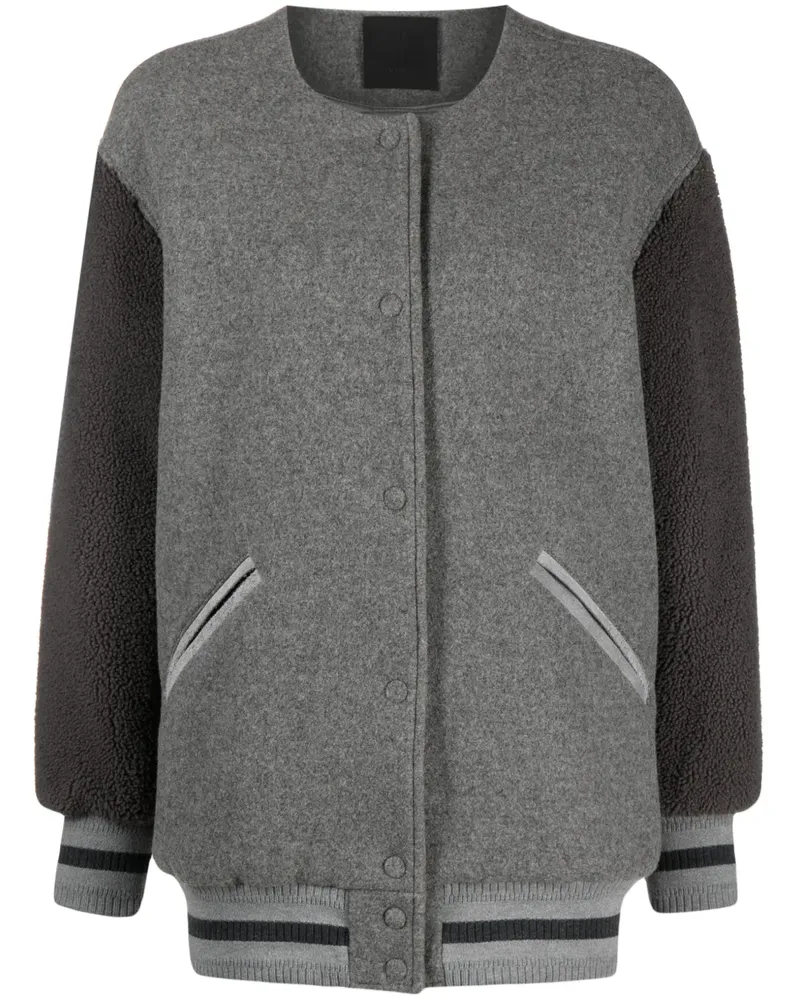 Givenchy Bomberjacke mit Logo - Grau Grau