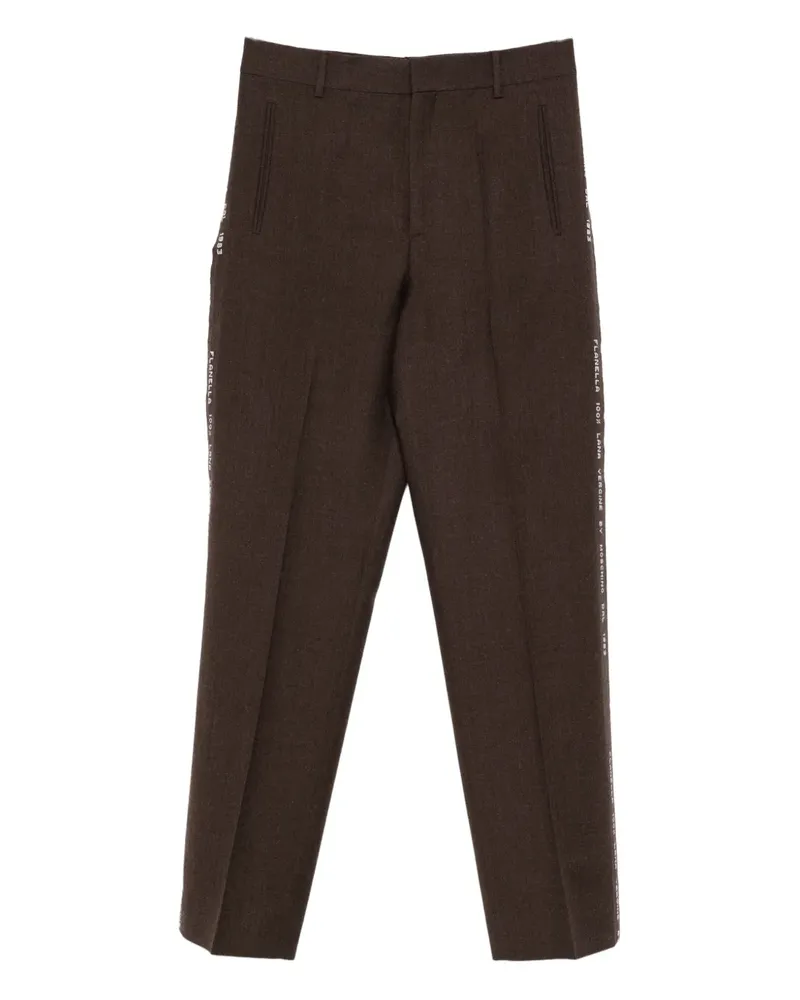 Moschino Hose mit Seitendetail - Braun Braun
