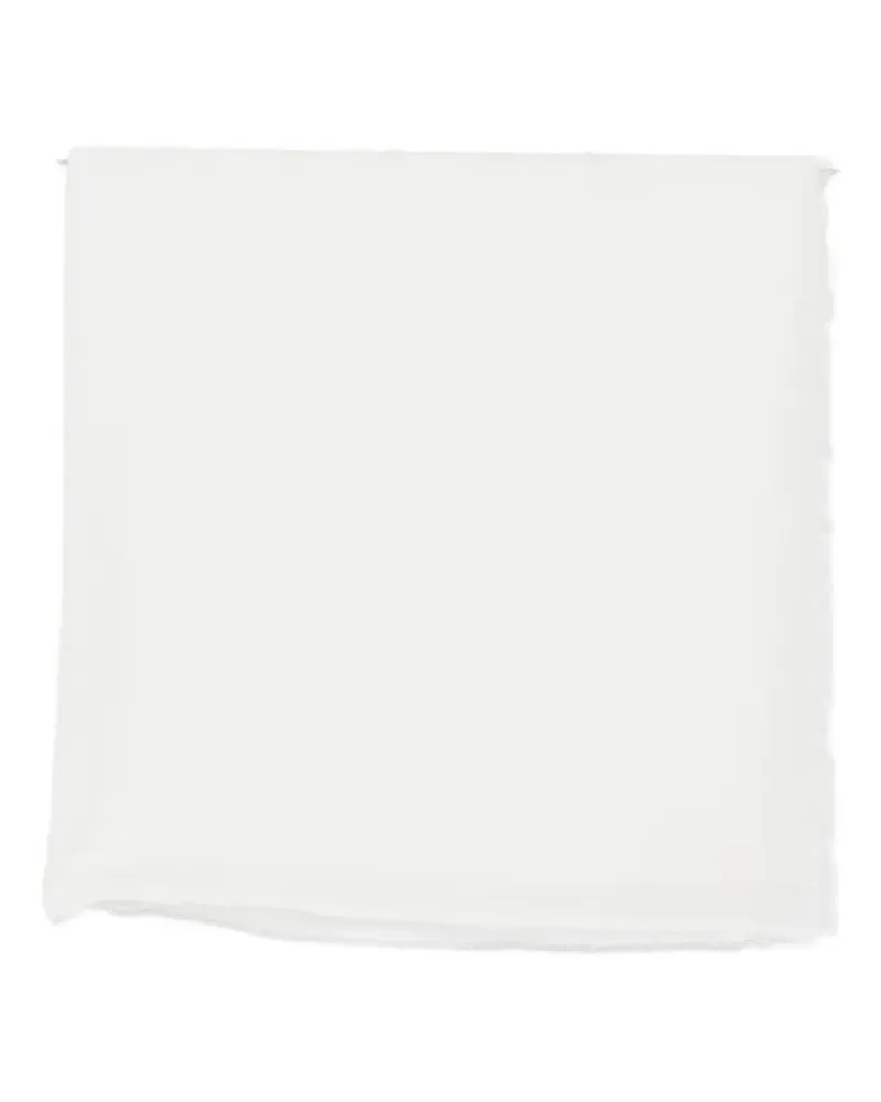 Destin Nikika Quadra frayed scarf - Weiß Weiß