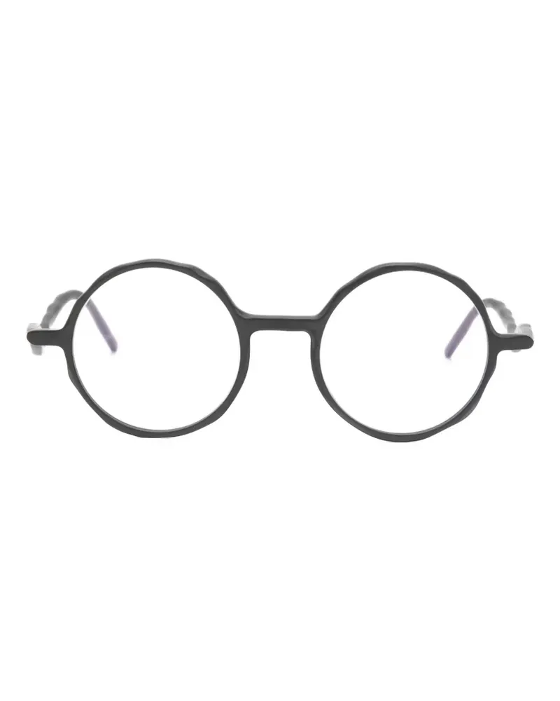 KUBORAUM round frame glasses - Schwarz Schwarz