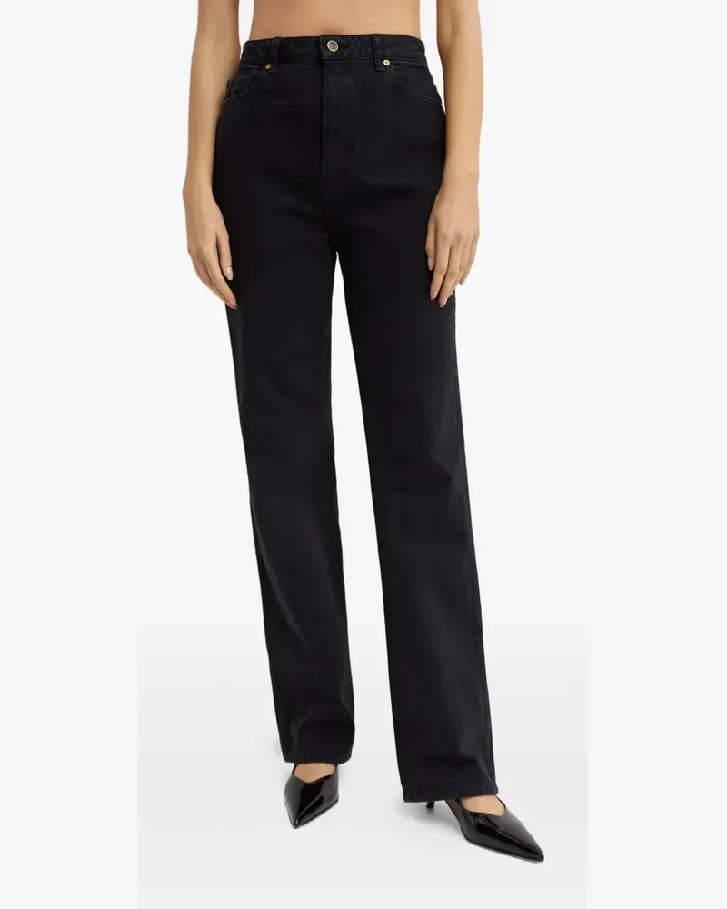 KHAITE Kyle straight-leg jeans - Schwarz Schwarz