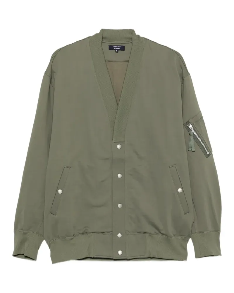 Comme des Garçons V-neck bomber jacket - Grün Grün