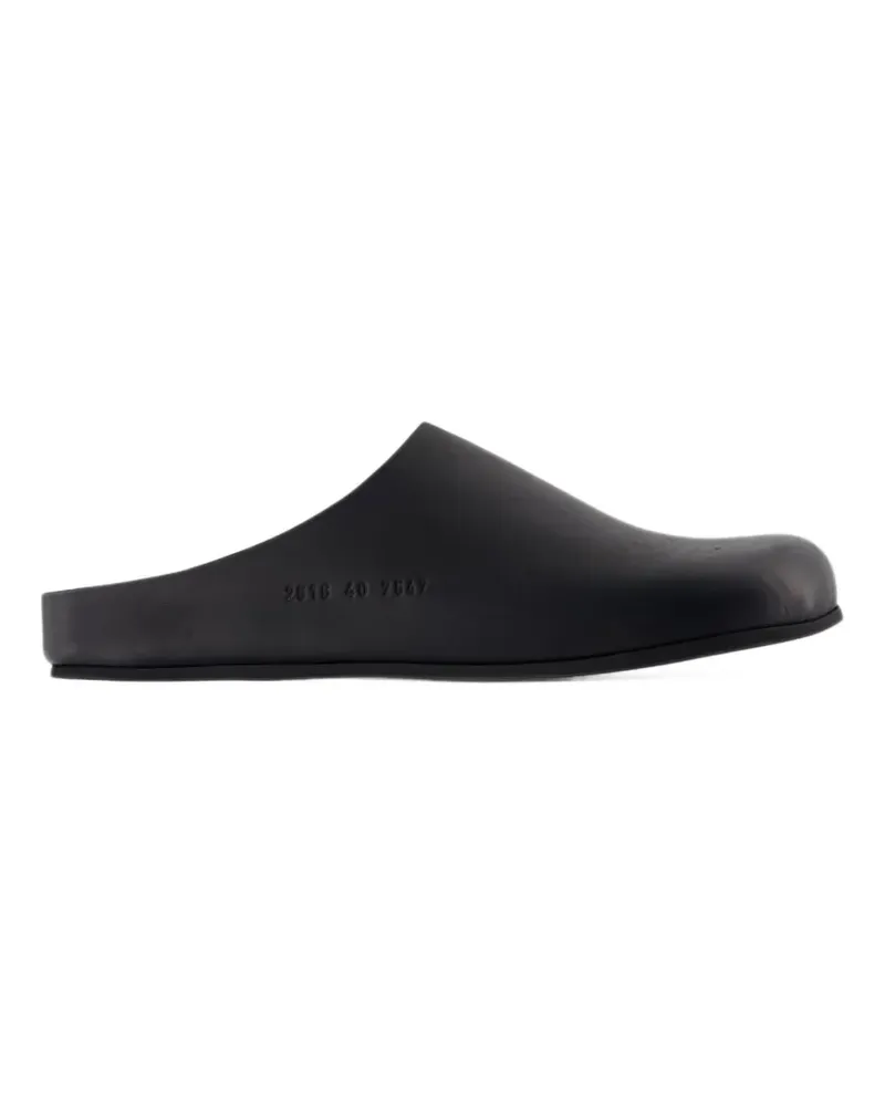 Common Projects Klassische Mules - Schwarz Schwarz