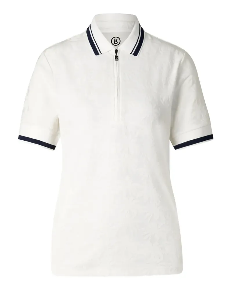 Bogner Konny Poloshirt aus Jacquard-Strick - Weiß Weiß