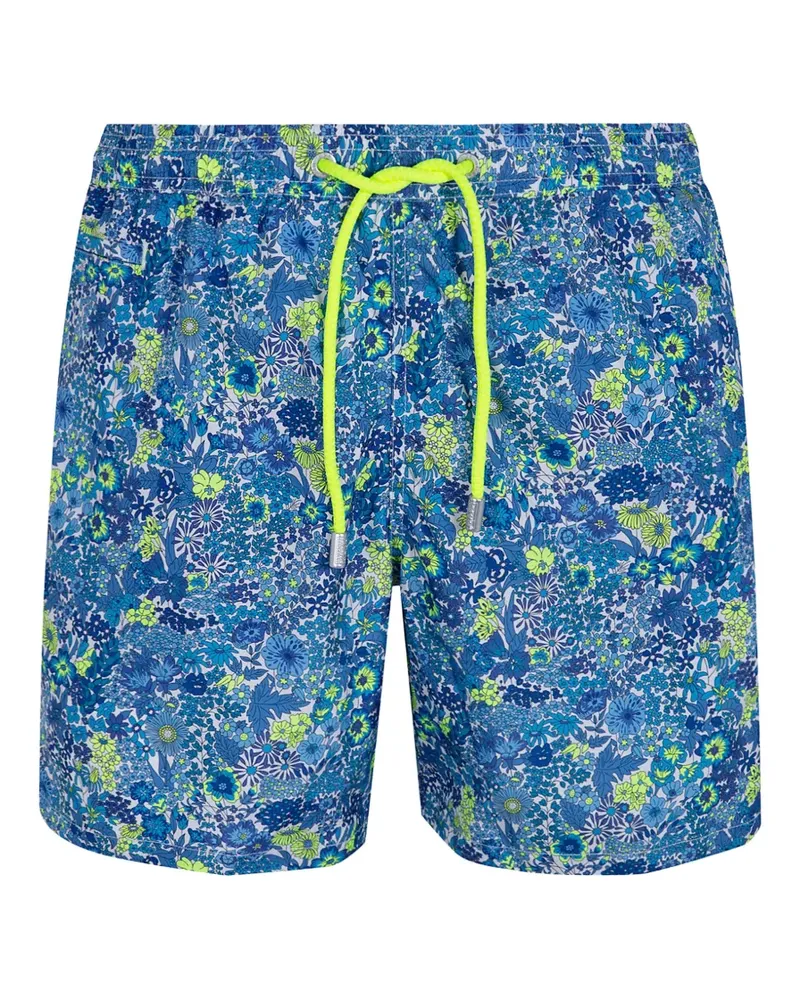 MC2 Saint Barth floral-print swim shorts - Blau Blau