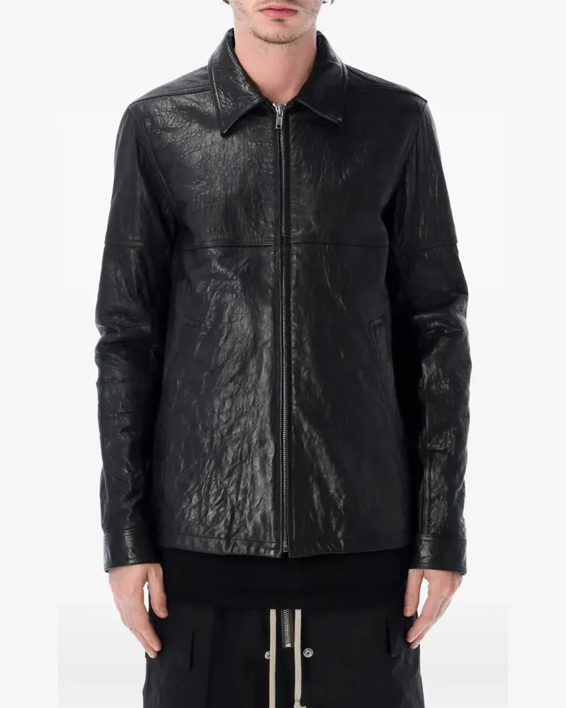 Rick Owens Brad zip-up jacket - Schwarz Schwarz