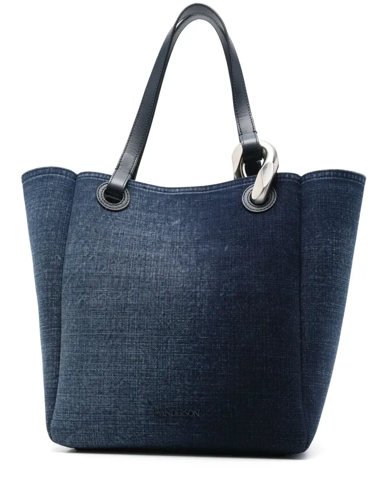 J.W.Anderson Tote Bag aus Denim - Blau Blau