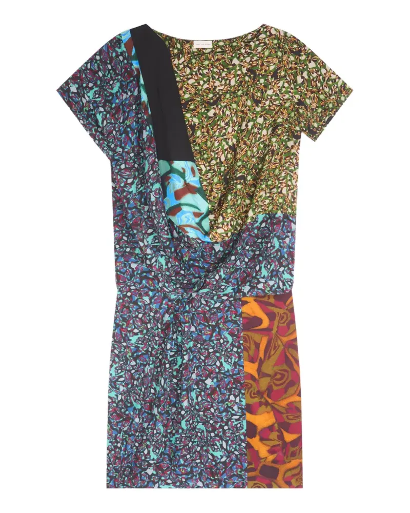 Dries van Noten Drapiertes Kleid - Blau Blau